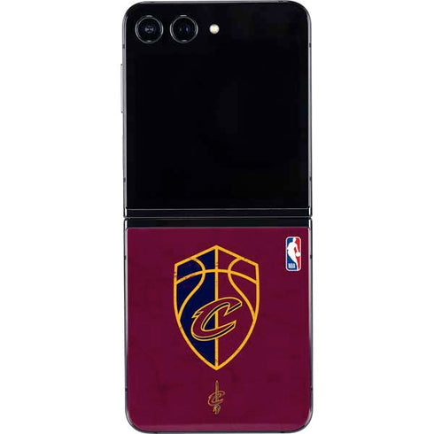 NBA Cleveland Cavaliers Distressed Galaxy Z Flip5 5G Skin