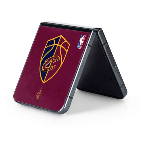 NBA Cleveland Cavaliers Distressed Galaxy Z Flip5 5G Skin
