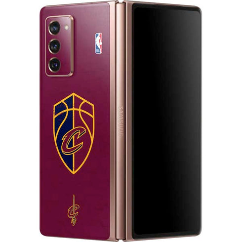 NBA Cleveland Cavaliers Distressed Galaxy Z Fold2 5G Skin