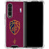 NBA Cleveland Cavaliers Distressed Galaxy Z Fold4 5G Clear Case