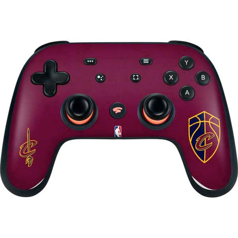 NBA Cleveland Cavaliers Distressed Google Stadia Controller Skin
