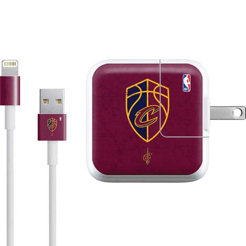 NBA Cleveland Cavaliers Distressed iPad Charger (10W USB) Skin