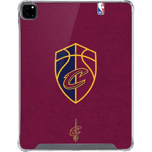 NBA Cleveland Cavaliers Distressed iPad Pro 12.9in (2020) Clear Case