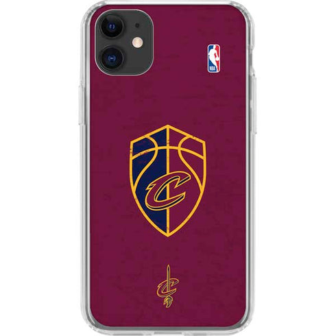 NBA Cleveland Cavaliers Distressed iPhone 11 Clear Case
