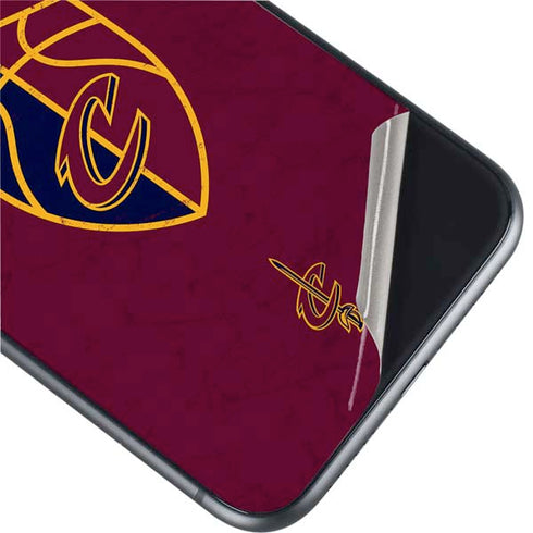 NBA Cleveland Cavaliers Distressed iPhone 11 Skin