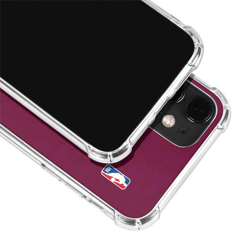 NBA Cleveland Cavaliers Distressed iPhone 12 Mini Clear Case