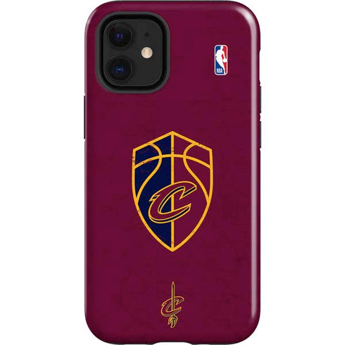 NBA Cleveland Cavaliers Distressed iPhone 12 Mini Impact Case