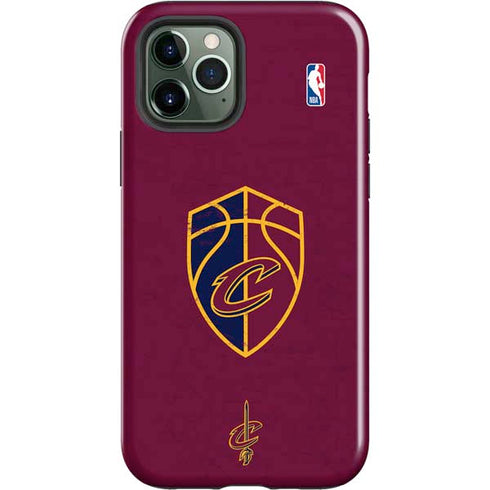 NBA Cleveland Cavaliers Distressed iPhone 12 Pro Max Impact Case