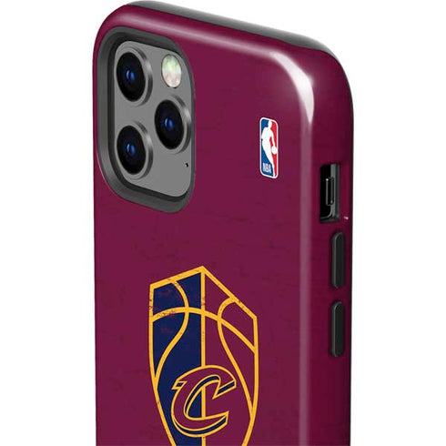NBA Cleveland Cavaliers Distressed iPhone 12 Pro Max Impact Case