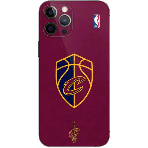 NBA Cleveland Cavaliers Distressed iPhone 12 Pro Max Skin