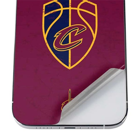 NBA Cleveland Cavaliers Distressed iPhone 12 Pro Max Skin