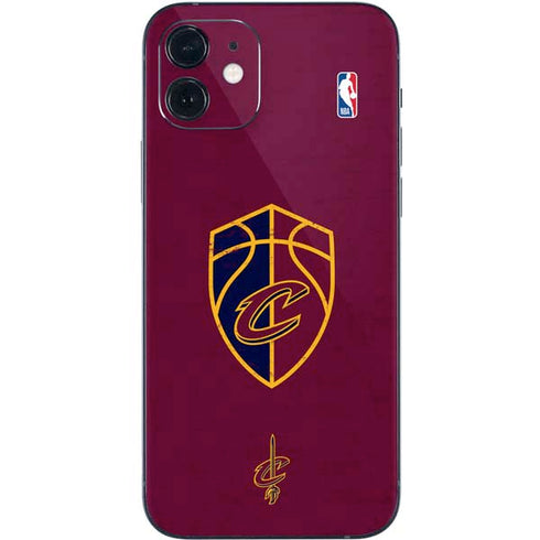 NBA Cleveland Cavaliers Distressed iPhone 12 Skin