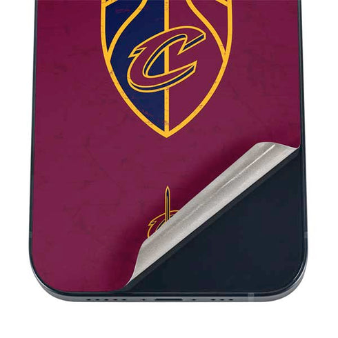 NBA Cleveland Cavaliers Distressed iPhone 12 Skin