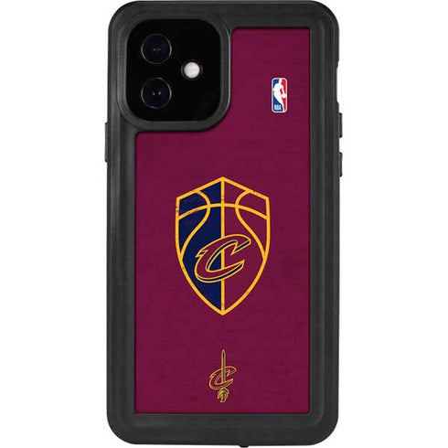 NBA Cleveland Cavaliers Distressed iPhone 12 Waterproof Case