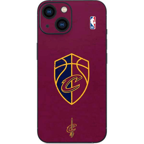 NBA Cleveland Cavaliers Distressed iPhone 13 Mini Skin