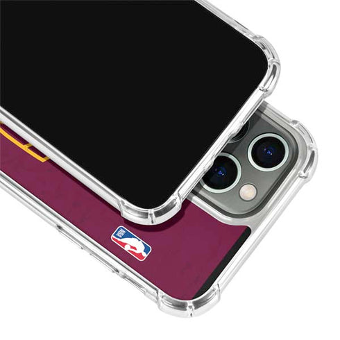 NBA Cleveland Cavaliers Distressed iPhone 13 Pro Clear Case