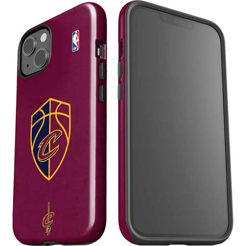 NBA Cleveland Cavaliers Distressed iPhone 15 Plus Impact Case