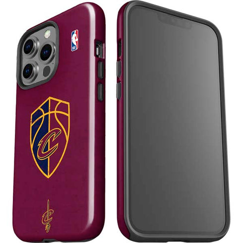 NBA Cleveland Cavaliers Distressed iPhone 15 Pro Impact Case