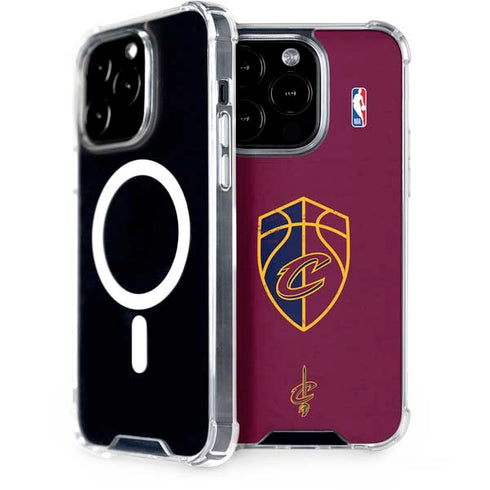 NBA Cleveland Cavaliers Distressed iPhone 15 Pro MagSafe Case
