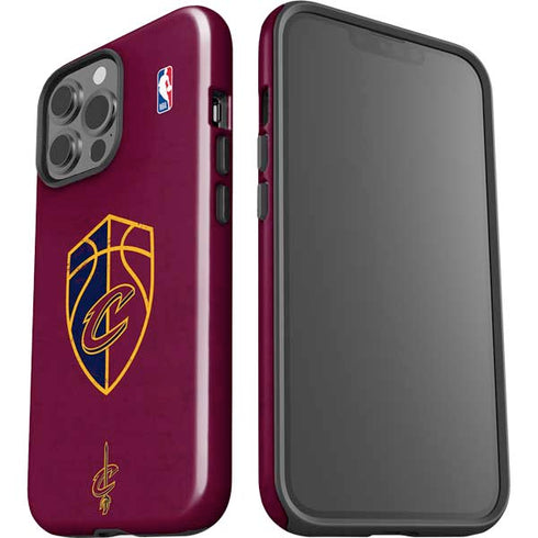 NBA Cleveland Cavaliers Distressed iPhone 15 Pro Max Impact Case