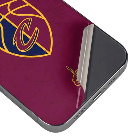 NBA Cleveland Cavaliers Distressed iPhone 14 Pro Max Skin