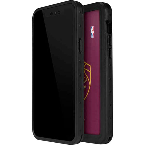 NBA Cleveland Cavaliers Distressed iPhone 15 Pro Waterproof Case