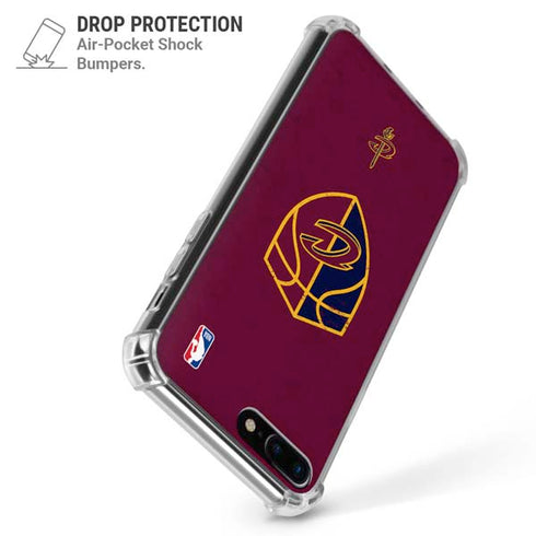 NBA Cleveland Cavaliers Distressed iPhone 7/8 Plus Clear Case