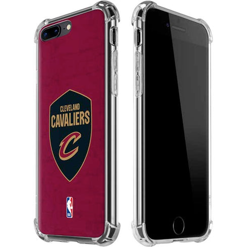 NBA Cleveland Cavaliers Distressed iPhone 7/8 Plus Clear Case