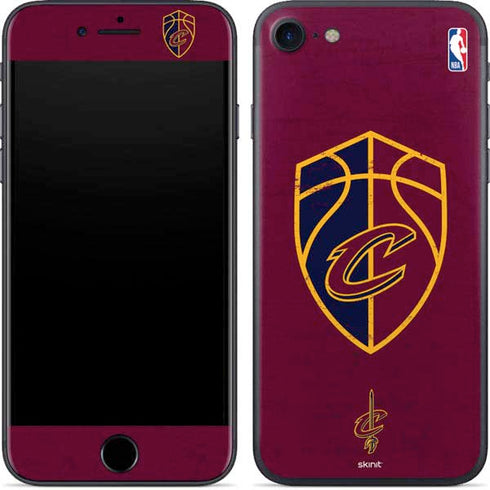 NBA Cleveland Cavaliers Distressed iPhone 8 Skin