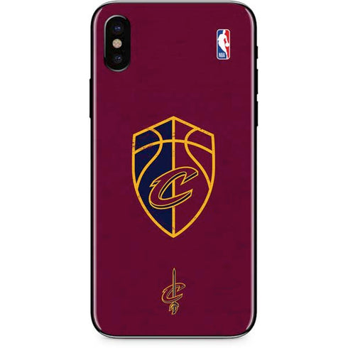 NBA Cleveland Cavaliers Distressed iPhone X Skin