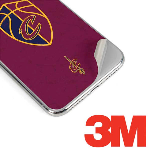 NBA Cleveland Cavaliers Distressed iPhone X Skin