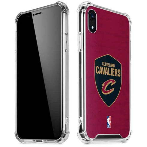 NBA Cleveland Cavaliers Distressed iPhone XR Clear Case