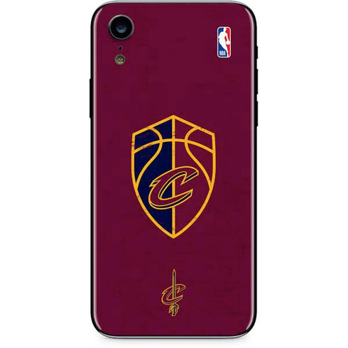 NBA Cleveland Cavaliers Distressed iPhone XR Skin