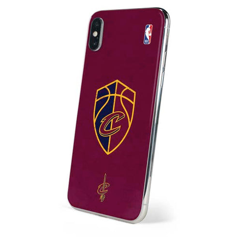 NBA Cleveland Cavaliers Distressed iPhone XS Skin