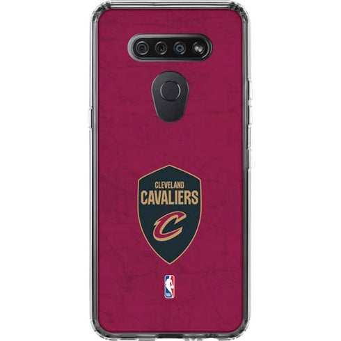 NBA Cleveland Cavaliers Distressed LG K51/Q51 Clear Case