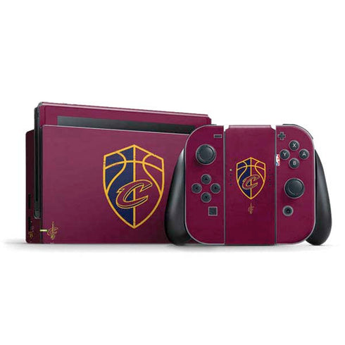 NBA Cleveland Cavaliers Distressed Nintendo Switch Bundle Skin