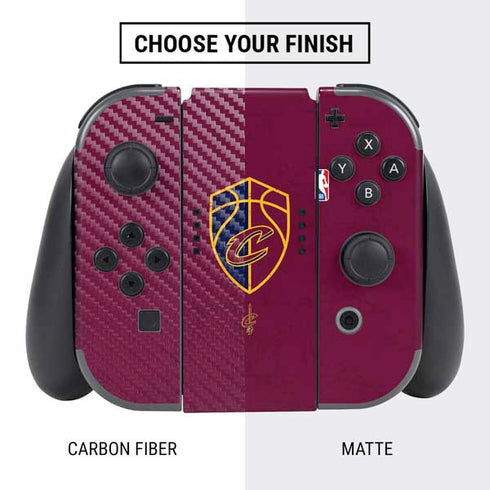 NBA Cleveland Cavaliers Distressed Nintendo Switch Bundle Skin