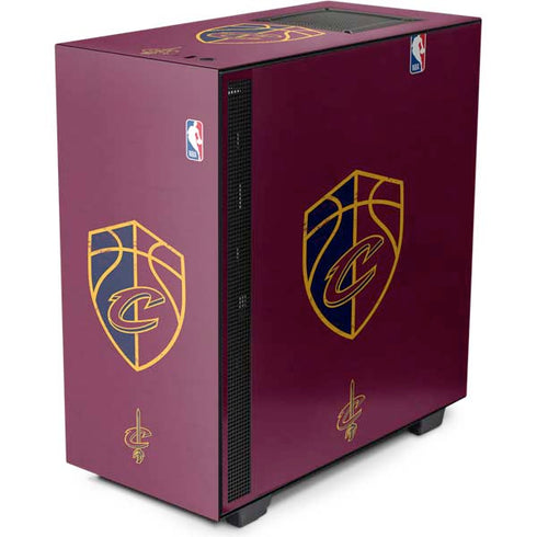 NBA Cleveland Cavaliers Distressed NZXT H510 Compact ATX Mid-Tower Case Skin