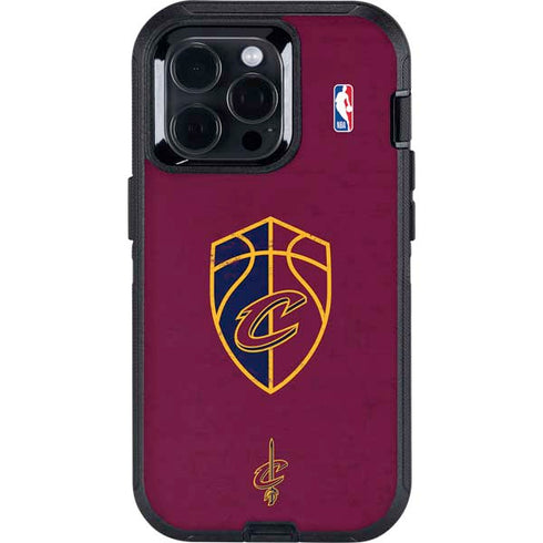 NBA Cleveland Cavaliers Distressed Otterbox Defender iPhone Skin