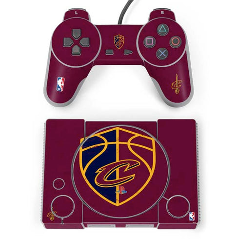 NBA Cleveland Cavaliers Distressed PlayStation Classic Bundle Skin