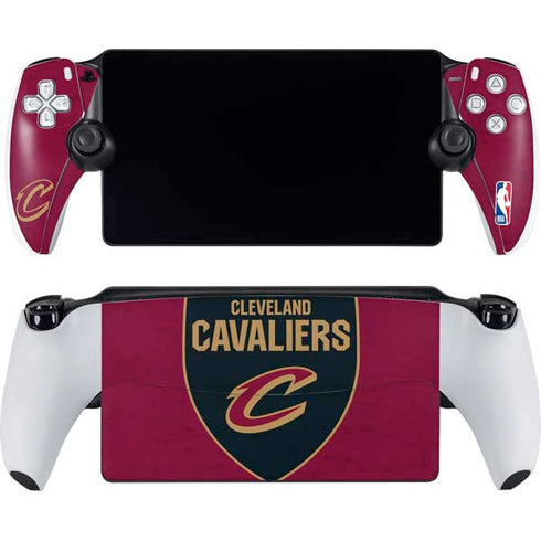 NBA Cleveland Cavaliers Distressed PlayStation Portal Remote Player Skin