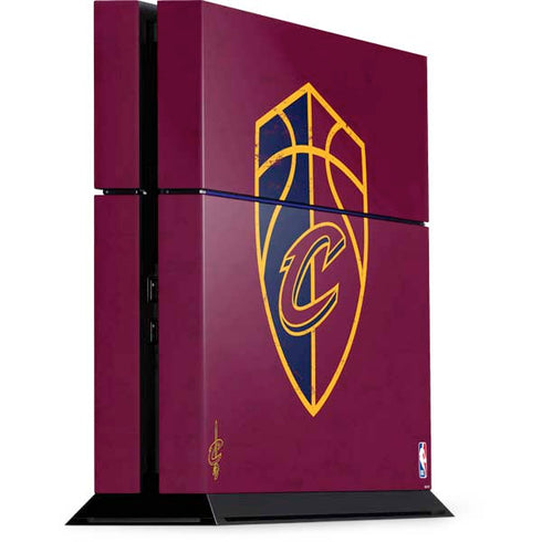 NBA Cleveland Cavaliers Distressed PS4 Console Skin