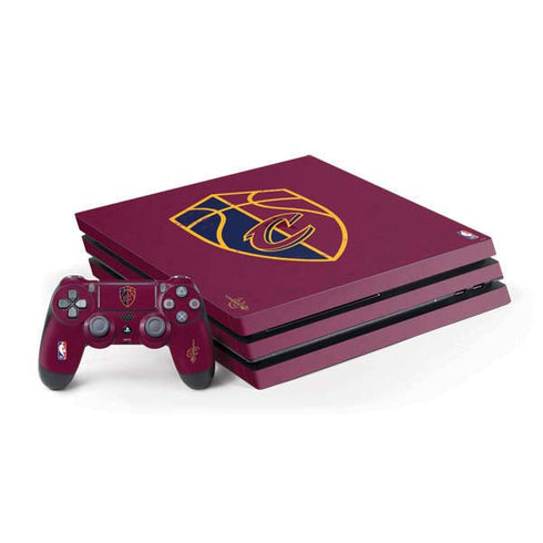 NBA Cleveland Cavaliers Distressed PS4 Pro Bundle Skin