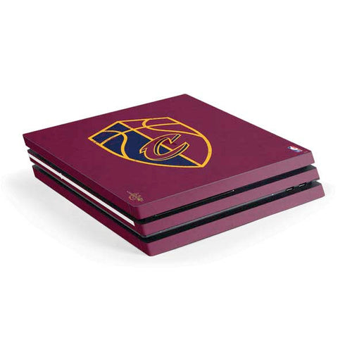 NBA Cleveland Cavaliers Distressed PS4 Pro Console Skin