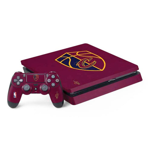 NBA Cleveland Cavaliers Distressed PS4 Slim Bundle Skin