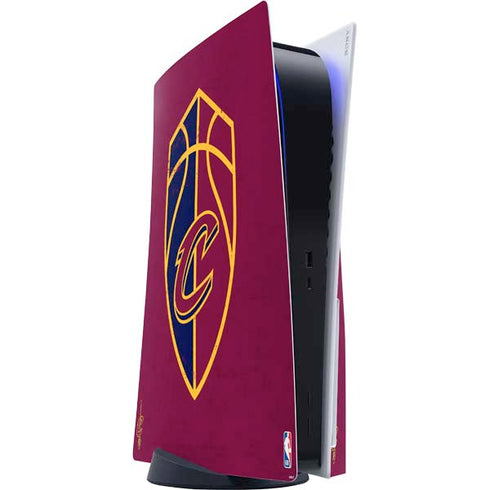 NBA Cleveland Cavaliers Distressed PS5 Console Skin