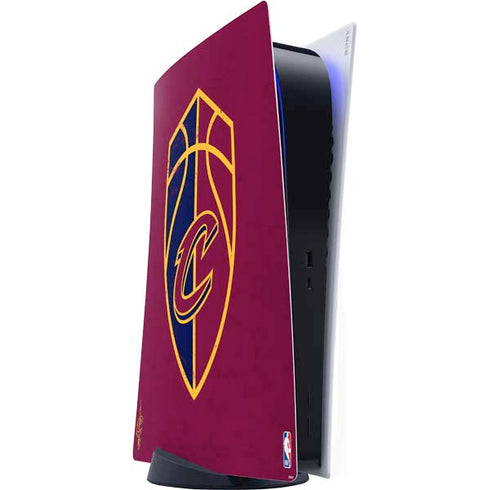 NBA Cleveland Cavaliers Distressed PS5 Digital Edition Console Skin
