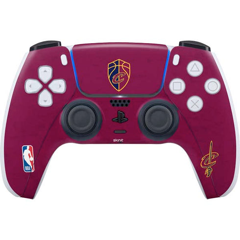 NBA Cleveland Cavaliers Distressed PS5 Controller Skin