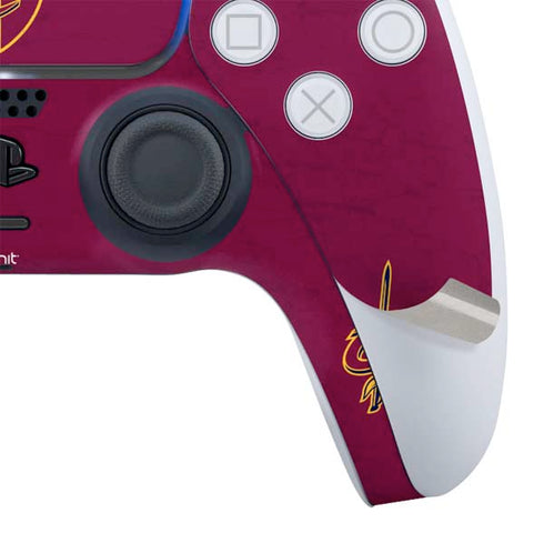 NBA Cleveland Cavaliers Distressed PS5 Controller Skin