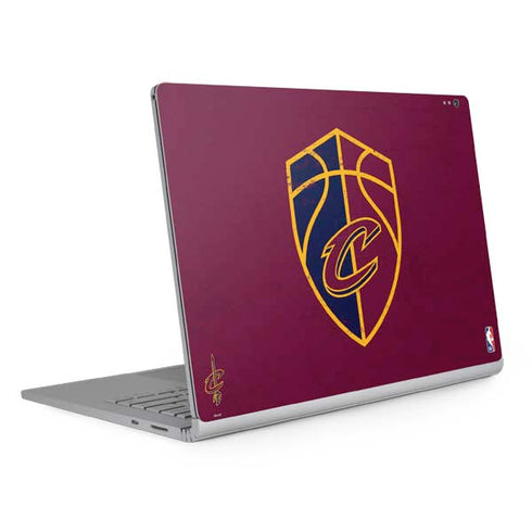 NBA Cleveland Cavaliers Distressed Surface Book 2 13.5in Skin